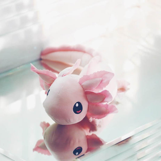 Weighted Realistic Axolotl Plush - Recycled Plastic, 1.8kg